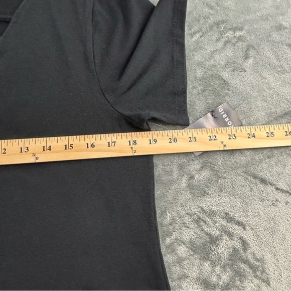 NWT Torrid Top Women 2X Deep V Strappy Classic Capsule Casual Short Sleeve Black - Picture 9 of 13